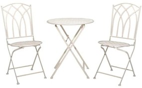Τραπεζαρία Κήπου Gordon (Σετ 3Τμχ) 278-125-017 Beige 2 Θέσεων