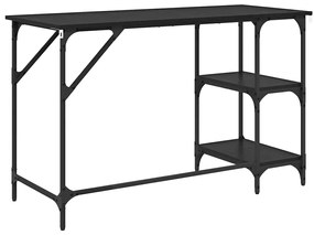 vidaXL Γραφείο Μαύρη Οξυά 120 x 50 x 75 cm Επεξεργασμένο ξύλο