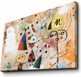 Decorative Canvas Painting FAMOUSART-041 Multicolor