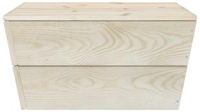 vidaXL Τραπέζι Κήπου 60x60x30 εκ. από Εμποτισμένο Ξύλο Ερυθρελάτης