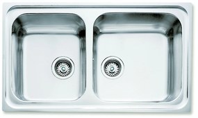 Νεροχύτη με Δύο Κύπελλα Teka CLASSIC2C86REV