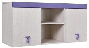 MATIS Ραφιέρα γραφείου επιτοίχια Numero Μωβ Matis584529
