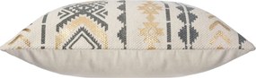 Διακοσμητική Μαξιλαροθήκη (40x40) A-S Gold Etnik Grey 156170B