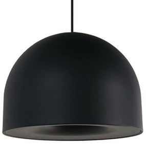 Φωτιστικό Οροφής VK/04392/PE/B Φ40x30cm 1xΕ27 40W Black VKLed