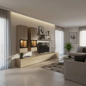 Σύνθετο Σαλονιού Bristol - Δρύς