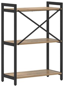 vidaXL Ράφι Βιβλίων Artisan Oak 60 x 30 x 85 cm Επεξεργασμένο ξύλο