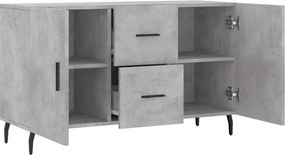 vidaXL Ντουλάπι Γκρι Σκυροδέματος 100 x 36 x 60 εκ. Επεξεργασμένο Ξύλο
