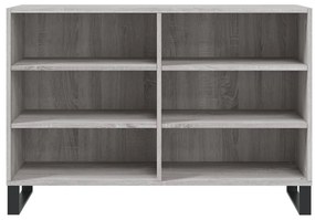 vidaXL Ραφιέρα Γκρι Sonoma 103,5 x 35 x 70 εκ. από Επεξεργασμένο Ξύλο