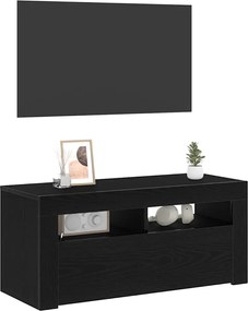 vidaXL Ντουλάπι TV Μαύρη Οξυά 90 x 35 x 40 εκ. Επεξεργασμένο ξύλο