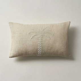 Μαξιλαροθήκη Διακοσμητική Palma 104 Beige Gofis Home 30X50 Linen-Polyester