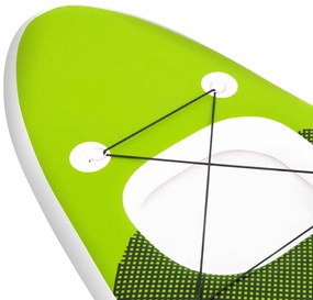 vidaXL Σανίδα SUP Φουσκωτή Σετ Πράσινη 360 x 81 x 10 εκ.