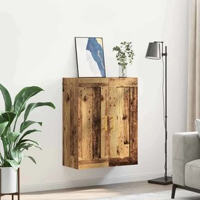 vidaXL Επιτοίχιο ντουλάπι Παλιό Ξύλο 69,5 x 34 x 90 εκ.