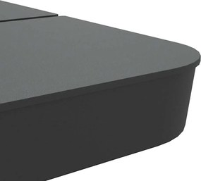 vidaXL 4 τεμαχίων σετ βάσης ομπρέλας για ομπρέλα με σταυρό 100 kg PP