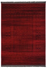 Χαλί (240x350) Royal Carpet Afgan 7504H D.Red
