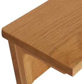 vidaXL Κρεμάστρα Τοίχου 90 x 16 x 16 εκ. από Μασίφ Ξύλο Δρυός