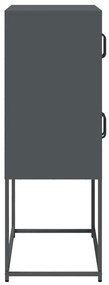 Highboard Ανθρακί 68x39x107 cm Χάλυβας - Ανθρακί