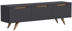 Έπιπλο Tηλεόρασης Prag 382NRC1104 150x35x44cm Anthracite