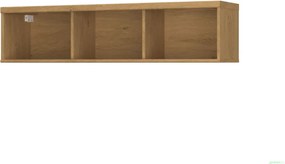 Κρεμαστό Ράφι Pavi Βελανιδιά 120x28.1x28.8cm