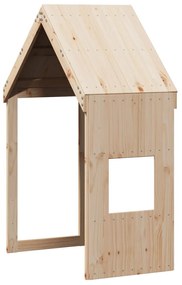 vidaXL Κουκέτα με Οροφή 75x190 εκ. από Μασίφ Ξύλο Πεύκου
