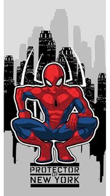 Borea Πετσέτα Θαλάσσης Microfiber Spiderman Protector 70 x 140 cm Γκρι