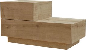 Κομοδίνο Sapphire Δρυς FETAZA 70x38.3x35