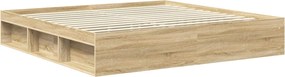 vidaXL Σκελετός Κρεβατιού Sonoma Δρυς 200 x 200 cm