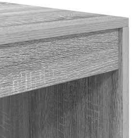 vidaXL Γραφείο Γκρι sonoma 100 x 50 x 76 εκ. Επεξεργασμένο ξύλο