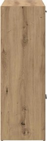 vidaXL Βιβλιοθήκη Τεχνίτης Δρυς 60,5x30x90 εκ. Επεξεργασμένο Ξύλο