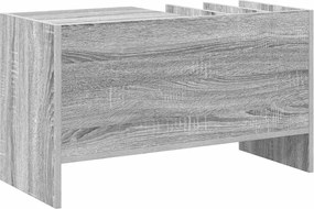 vidaXL Ντουλάπι δίσκων βινυλίου Γκρίζο Σονομα 78,5 x 35 x 45 εκ