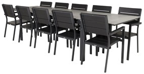 Σετ Τραπέζι και καρέκλες Dallas 3028, Polyξύλο, Μέταλλο | Epipla1.gr