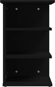 vidaXL Βοηθητικό Ντουλάπι Μαύρο 35 x 35 x 55 εκ. από Επεξ. Ξύλο