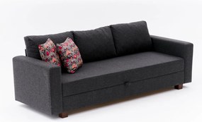 3-Seat Sofa-Bed Aly - Anthracite Anthracite