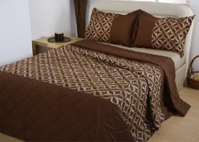 Σετ Σεντόνια Μονά 170x270 Chic Παρίσι Σοκολά