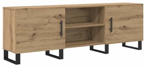 vidaXL Ντουλάπι TV με ράφι με αποθήκευση με πόρτα 150 x 30 x 50 cm Επεξεργασμένο ξύλο