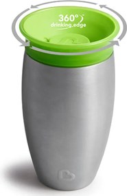 Ποτήρι Εκπαιδευτικό 296ml Munchkin Miracle Stainless Steel Cup Green