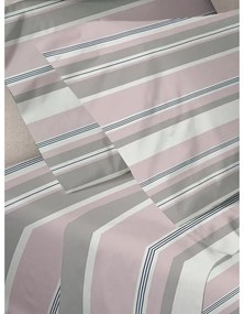 Σετ Σεντόνια Menta Εμπριμέ 550 Pink Υπέρδιπλο (220x250)