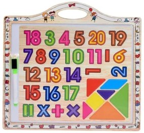 Εκπαιδευτικός ξύλινος πίνακας - Educational Wooden Handheld Sketchpad Toy