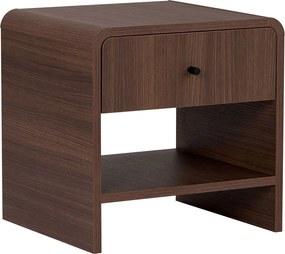 Κομοδίνο Milano Καρυδί LEDIE 45x40x45