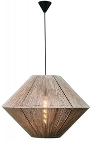 Arkolight Μοντέρνο Φωτιστικό Κρεμαστό Φ60xY130cm Μαύρο-Φυσικό 978-2/60
