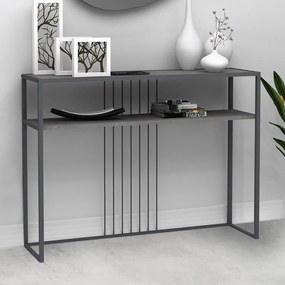 Κονσόλα Kary Megapap χρώμα γκρι σκυροδέματος 120x33x90εκ.-GP028-0082,1