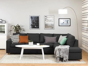 Γωνιακός Καναπές Scandinavian Choice C165, Μαύρο, 287x199x79cm