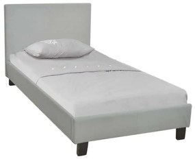 Κρεβάτι Wilton Μονό Ύφασμα Grey Stone . Διάσταση: 97x203x89(Στρώμα 90x190)cm