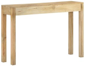 Τραπέζι Κονσόλα 110x30x75 εκ. από Μασίφ Ξεβαμμένο Ξύλο Μάνγκο - Καφέ