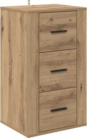 vidaXL Πλαϊνό γραφείο Artisan Oak 40 x 33 x 70 εκ. Επεξεργασμένο ξύλο