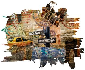 Φωτοταπετσαρία - New York collage 350x270