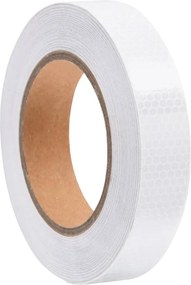 vidaXL Ταινία Ανακλαστική Λευκή 2,5 εκ. x 20 μ. από PVC