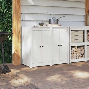 vidaXL Πόρτα κουζίνας MEPPEL 2 pcs Λευκό 50 x 9 x 82 εκ