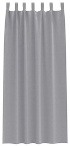vidaXL Κουρτίνες 2 pcs Ανοιχτό γκρι 245x140εκ. Πολυεστέρας