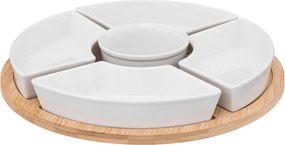 Ορντεβιέρα Σερβιρίσματος 5 Θέσεων (Φ27x4.3) S-D White Bamboo 188895