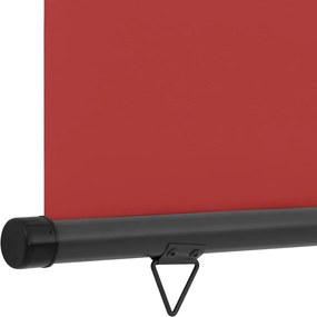 vidaXL Σκίαστρο Βεράντας Πλαϊνό Κόκκινο 125 x 250 εκ.